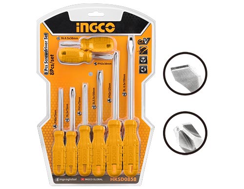 8 Pcs screwdriver set HKSD0858