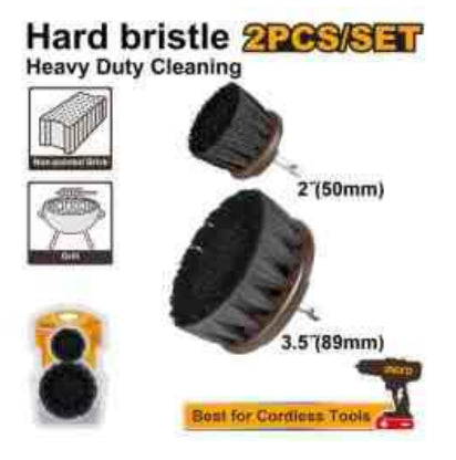 INGCO WCBH1235 – 2Pcs Hard Bristle Cleaning Brush Set